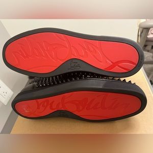Christian Louboutin Louis flat calf spikes for sale!
